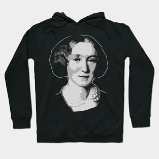 George Eliot Black and White Hoodie